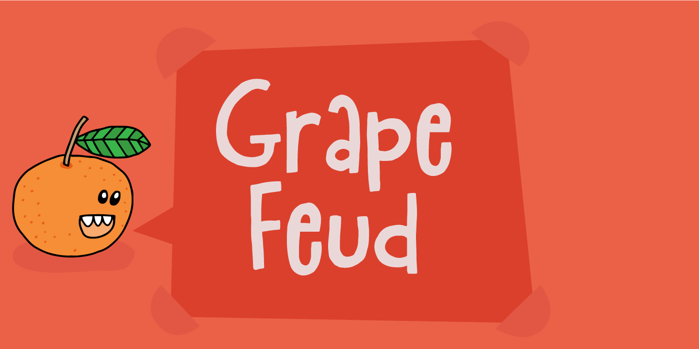 Czcionka Grape Feud